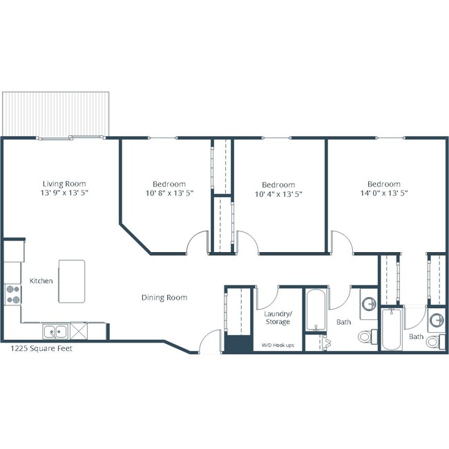 Floorplan - Sunset Ridge Apartment Community