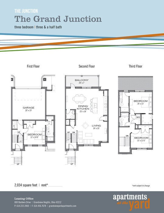 Floorplan - Apartments at the Yard: Junction