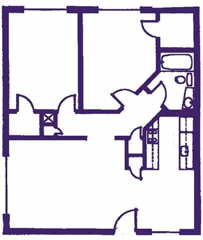 Floorplan - Palm Shadows Apartments