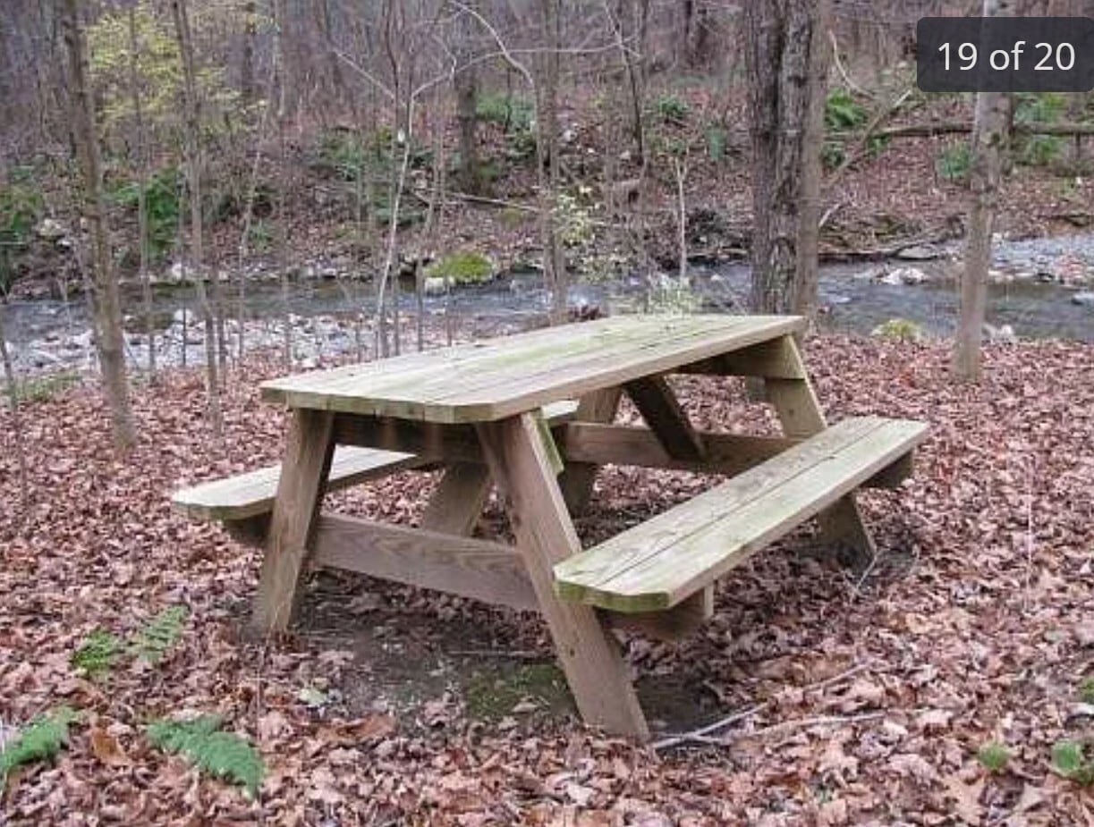Picnic by the stream - 3403 Hancock Rd