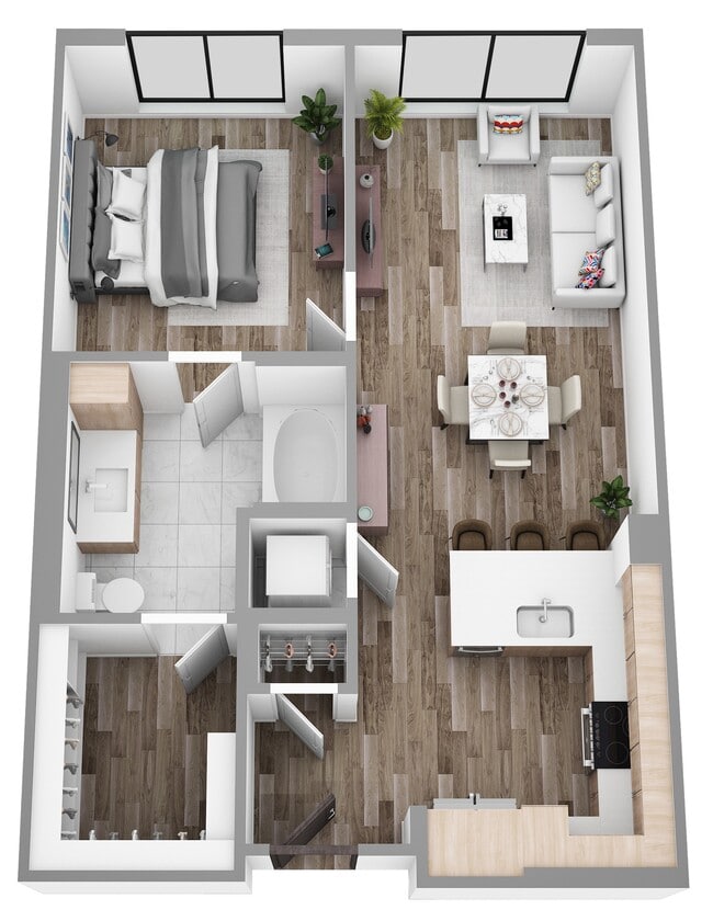1 Bed / 1 Bath — 693+ sq. ft - The Overlook at Walnut Creek
