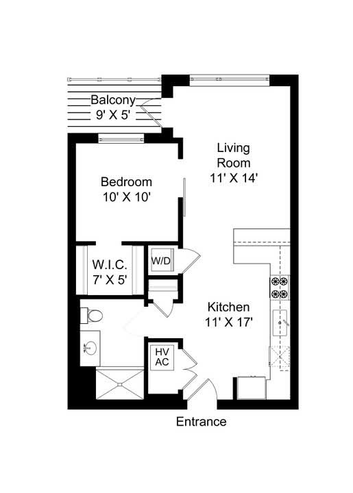 Floorplan - 851 West