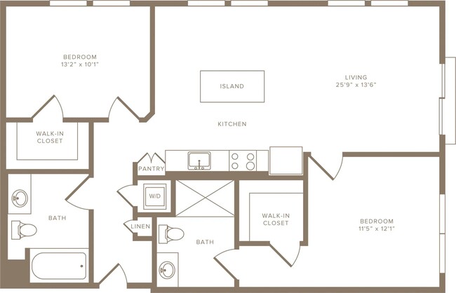 B06 Two Bedroom - Modera Hollywood