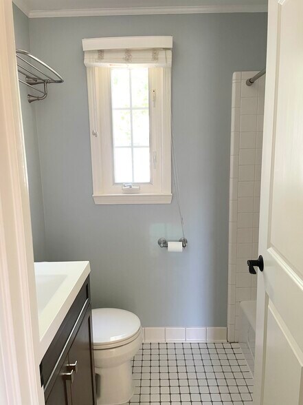 Bathroom with vanity and extra towel storage - 1620 Graefield Rd