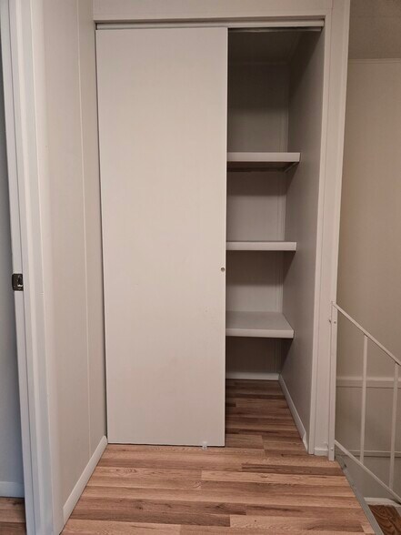 Linen closet - 168 Sackett Rd