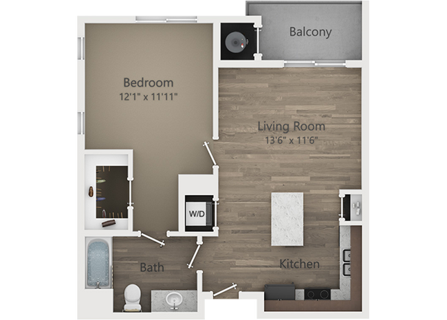 Floorplan - 600 Lofts Apartments