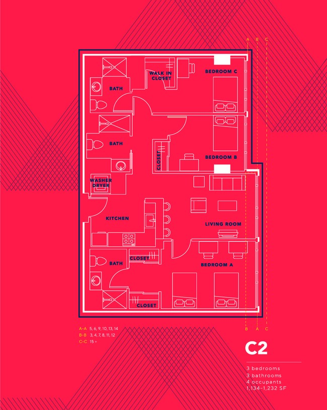 C2 - The Grad- Student-by the bed leasing