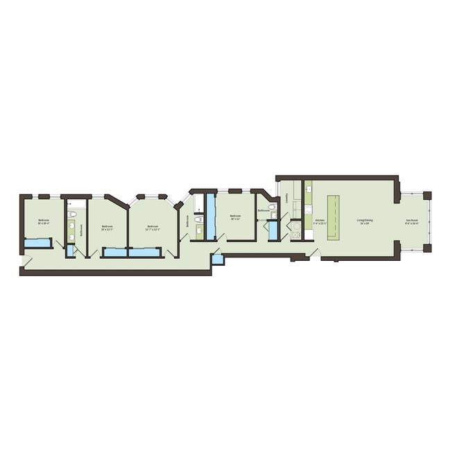 Floorplan - 5512 S. Hyde Park Boulevard