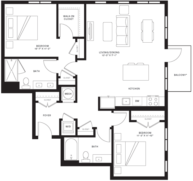 Floorplan - St Albans Lofts Residential