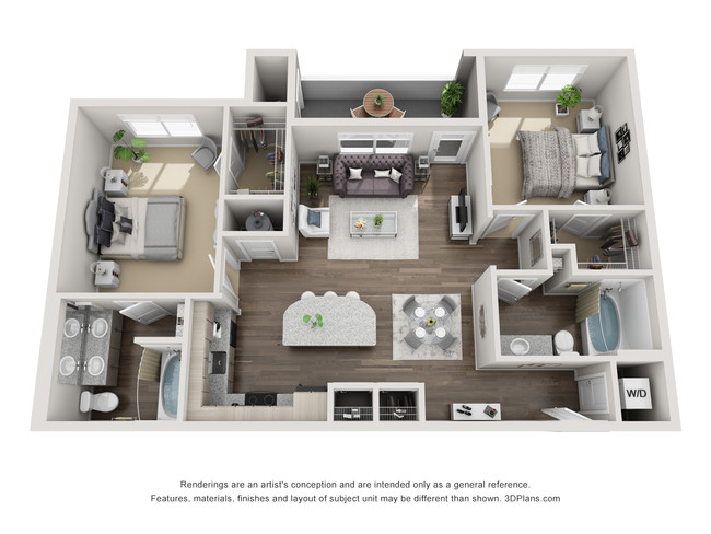 Floorplan - The Overlook at Interquest Apartments