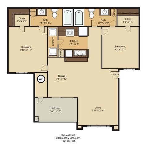 2BR/2BA - Ascent at Silverado Apartment Homes