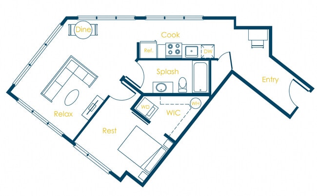 Floorplan - Crew Apartments