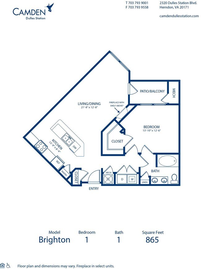 Floorplan - Camden Dulles Station
