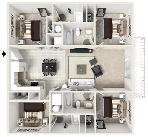 Floorplan - 609 S. Randolph