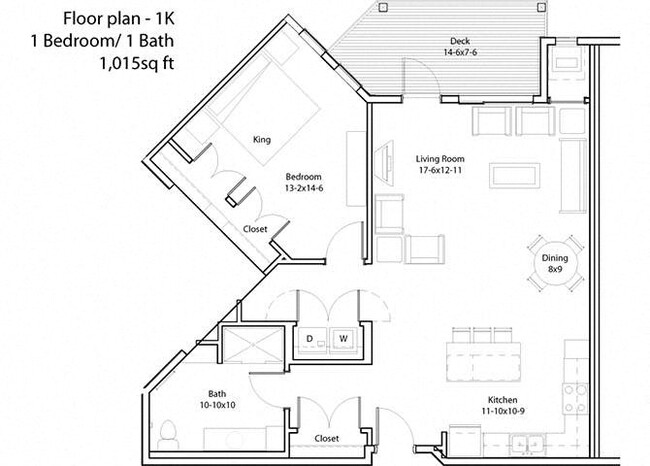 Floorplan - The Cavanagh 55+ Apartments