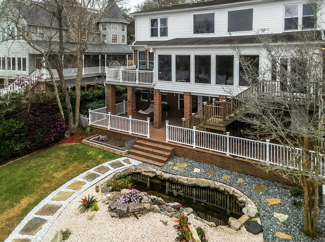 Ariel View of back Patio - 1012 Dominion Dr