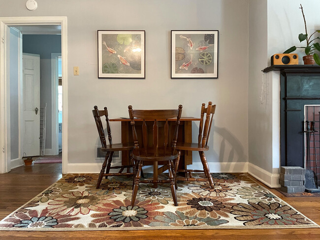 Room for table in living room - 710 Douglas Ave