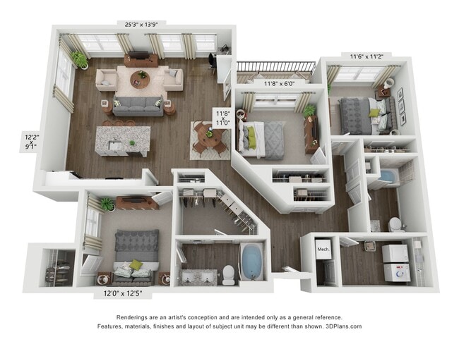 Floorplan - Meridian at Rogers Branch