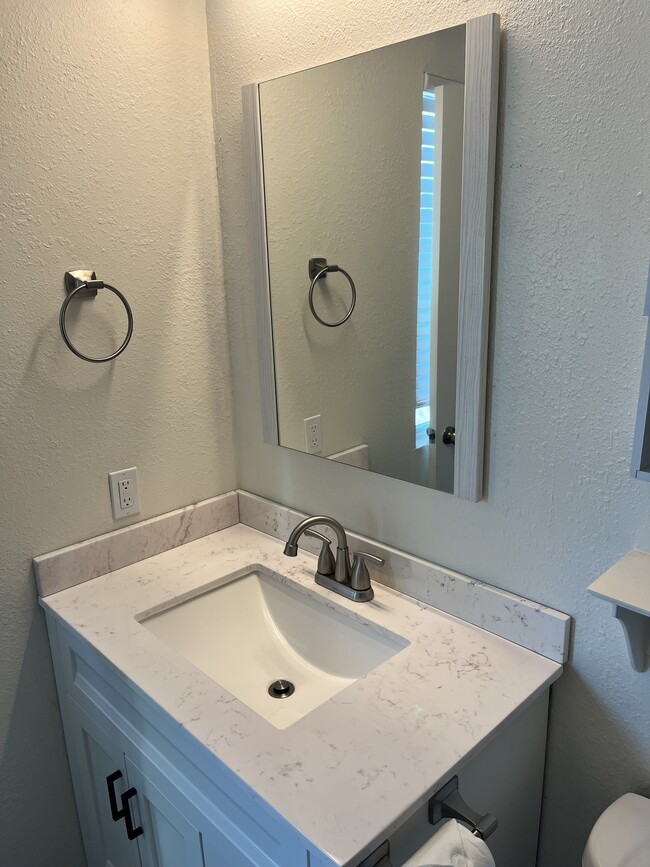 Newly renovated master bathroom - 8805 Piney Point Dr