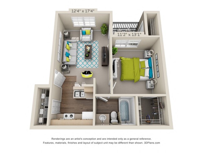 Floorplan - Riverbend Apartments