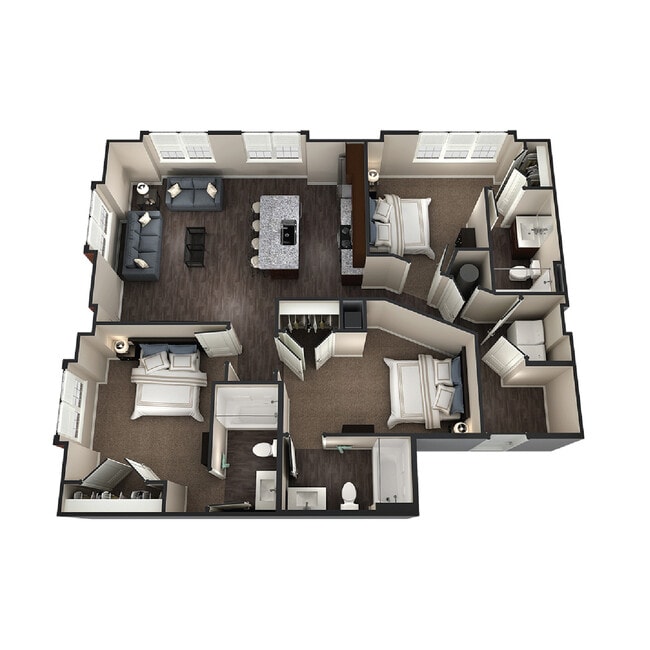 3BR/3BA - Concord - Element Communities Downtown Columbia - Hi...