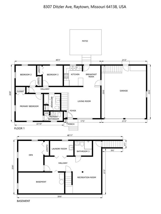 Building Photo - Coming Soon! 3 BR/2.5BA | Newly Renovated Single Family Home |  Fenced backyard | In Raytown!
