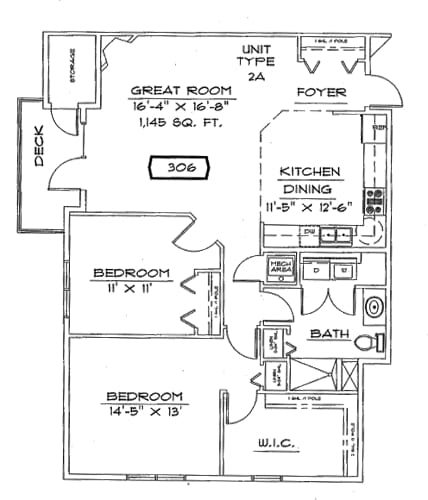 2BR/1BA - Liberty Square