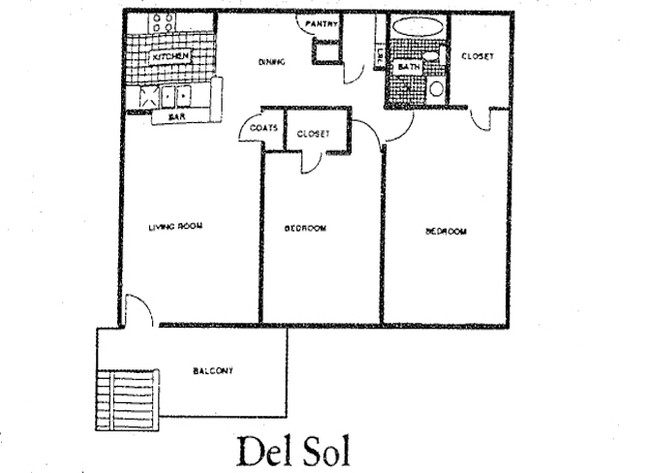 Floorplan - Mariposa Flats Apartments