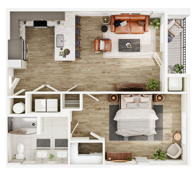 Floorplan - The Seventeen Hundred on East