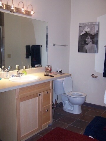 modern bathroom - 116 St Paul St