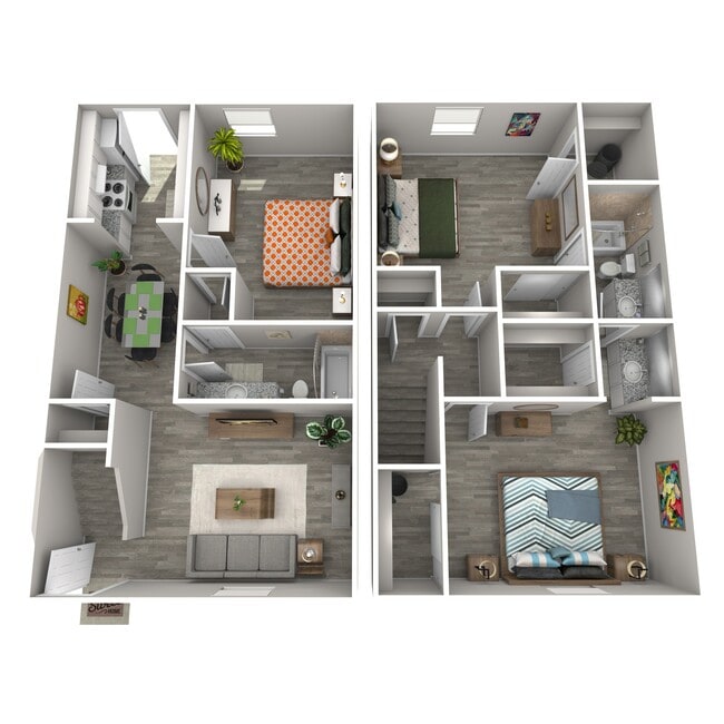 Floorplan - Woodside Villas Apartments