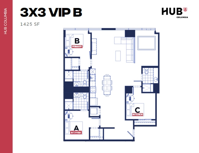 3x3 VIP B - Hub Columbia