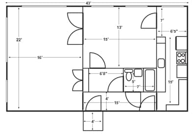 1BR/1BA - Chasselton Apartments