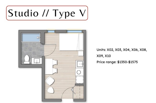 Floorplan - Fifty-Two Apartments