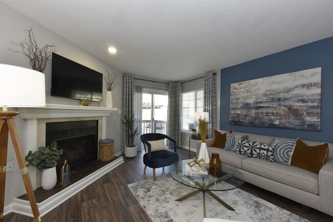 Living Room + Fireplace