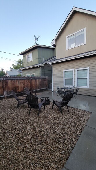 Backyard sitting area with BBQ, lighting and plants will be added - 2127 S Leadville Ave