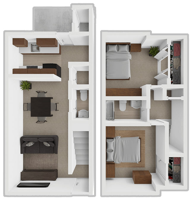 Floorplan - Ridgeport Apartments and Townhomes