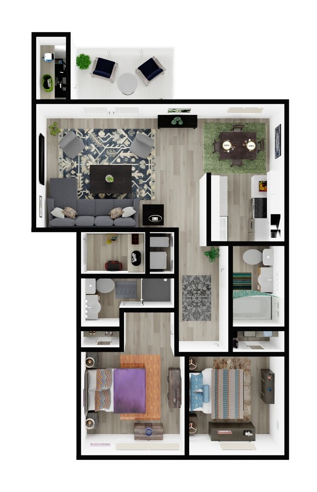 Floorplan - Turnberry Square Apartments