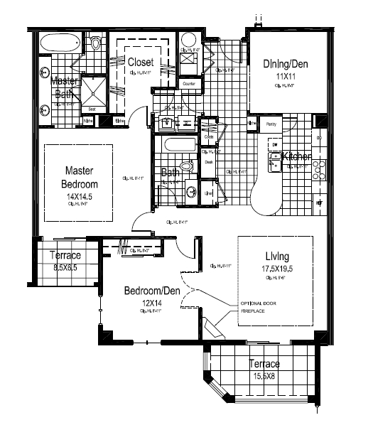 2BR/2BA - Bella Sera