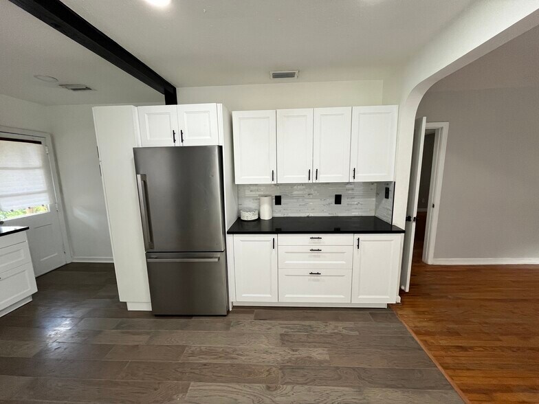 Fridge and counter - 1445 Rensselaer Ave