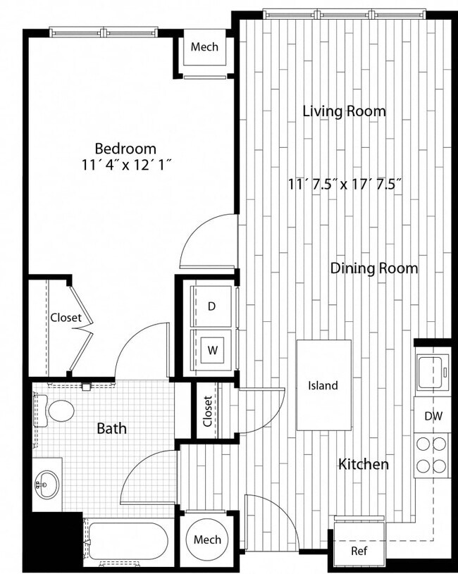 Floorplan - Rhode Island Row