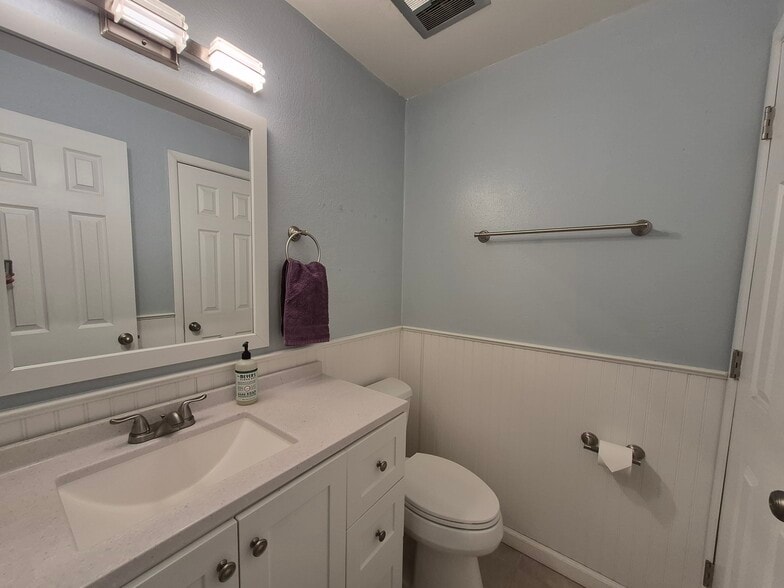 Downstairs half bath - 3788 Quail St