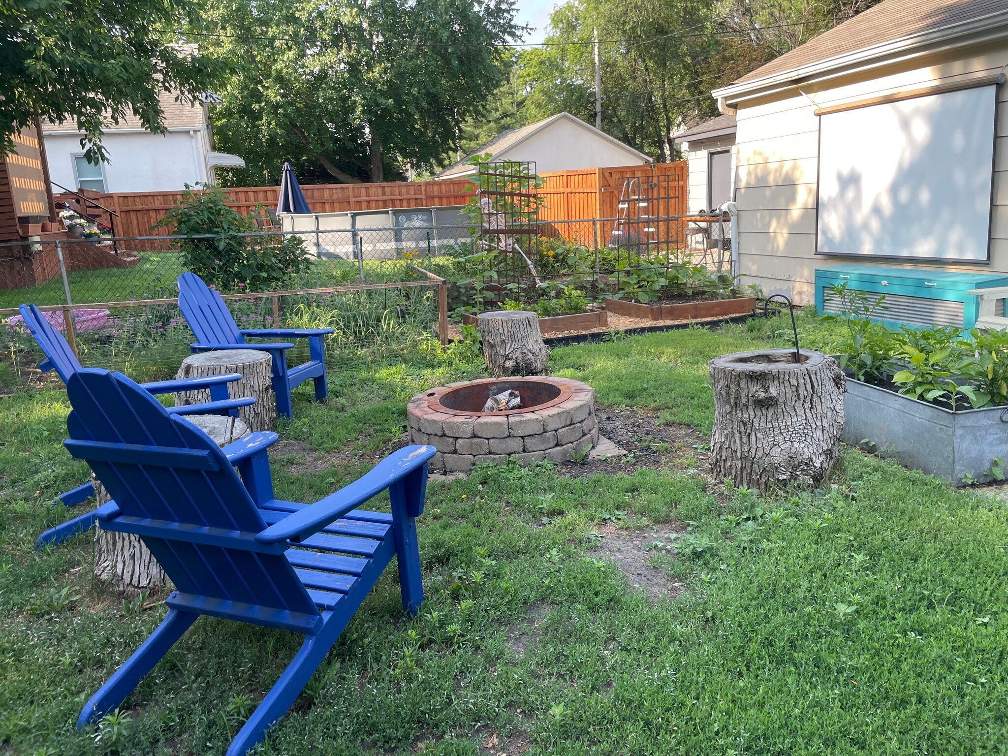 Backyard/Fire pit - 1628 California St NE