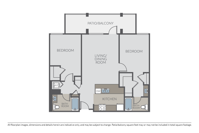 Floorplan - The Courtyards at 65th Street