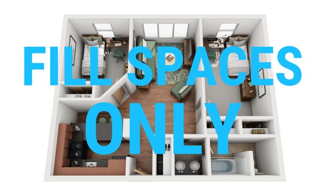 PP FILL SPACES ONLY 2 Bedroom 1 Bath (2 Person) - Pierpont Place