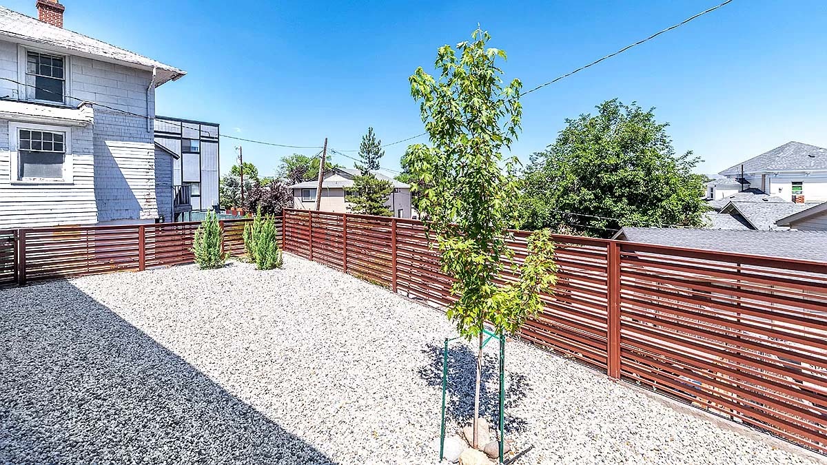 Deck has been added to the yard - 782 Forest St
