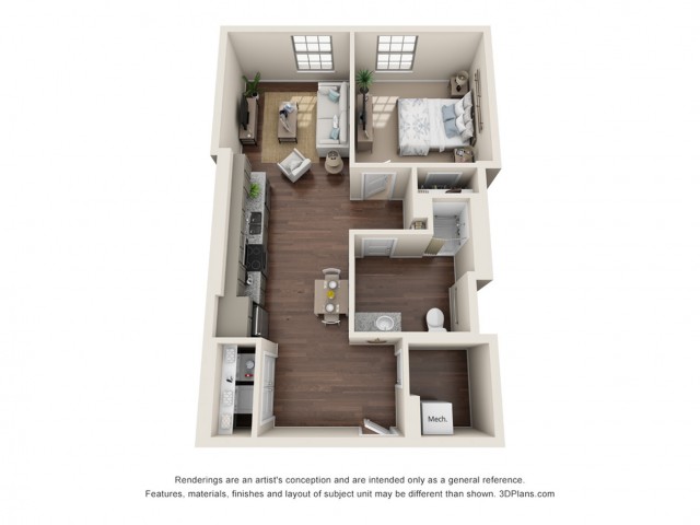 Floorplan - Village Center Apartments