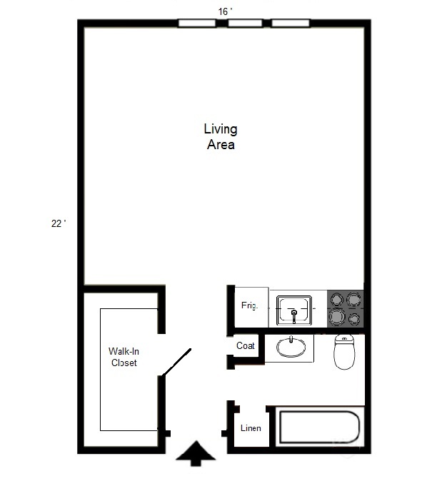 Floorplan - Viking Apartments and Townhouses