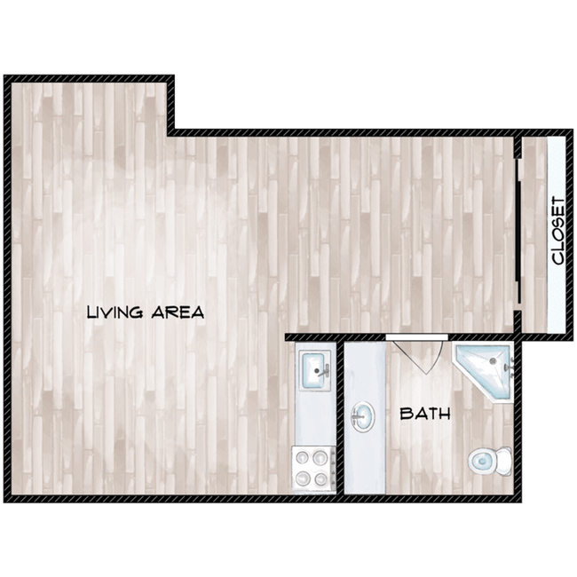 Floorplan - 9910 S Village Dr