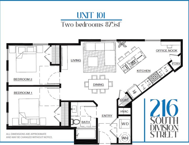 Floorplan - 216 S Division St